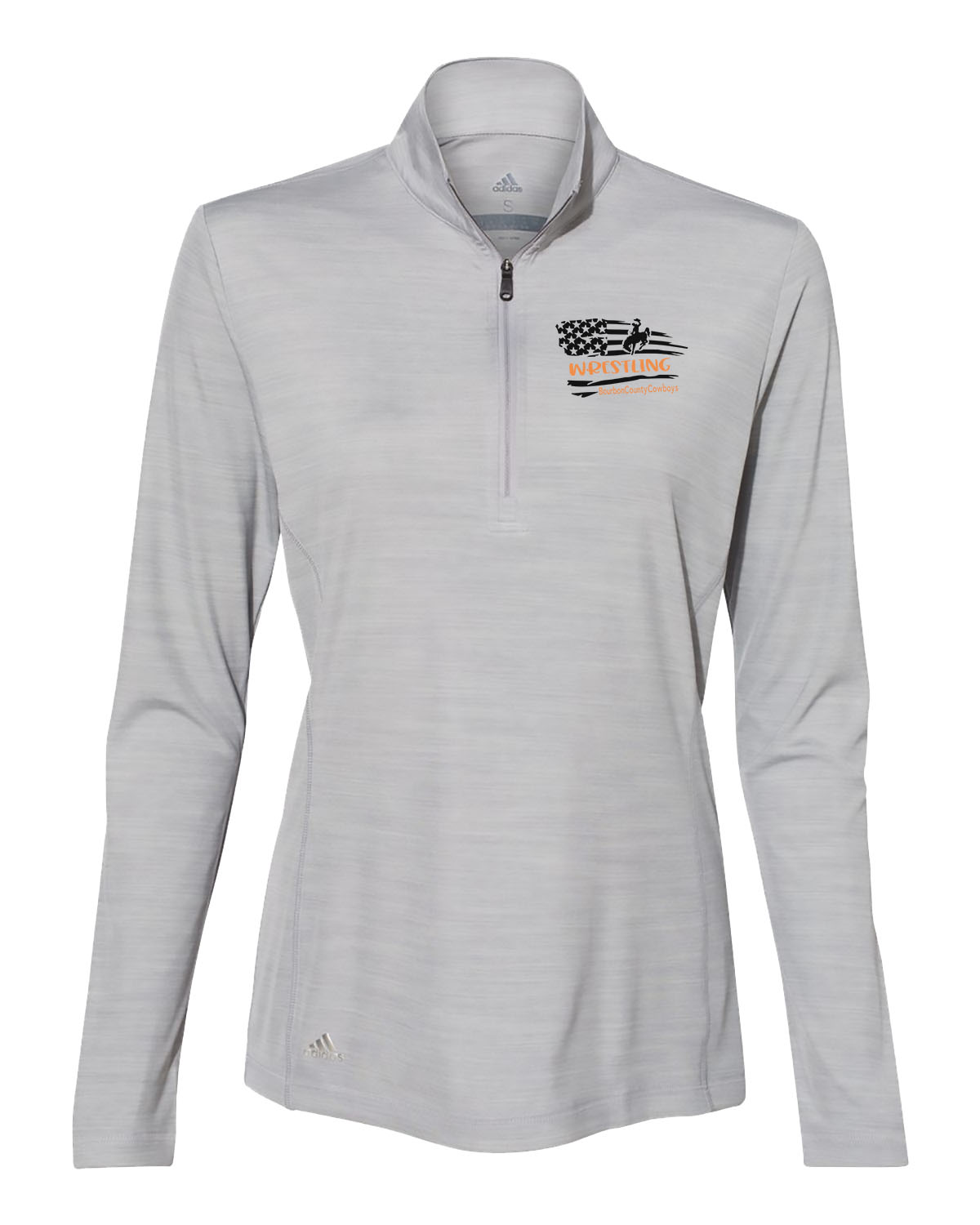 Bourbon County Cowboys Wrestling // Women's Melange Pullover - Adidas