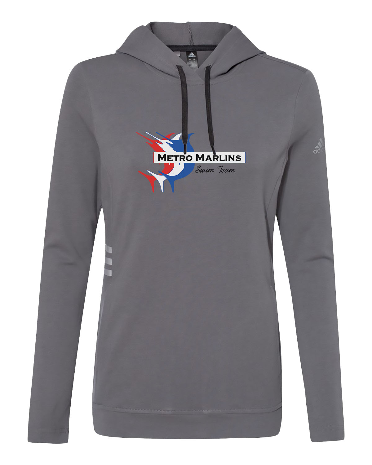 Metro Marlins // Women's Lightweight Hoodie - Adidas