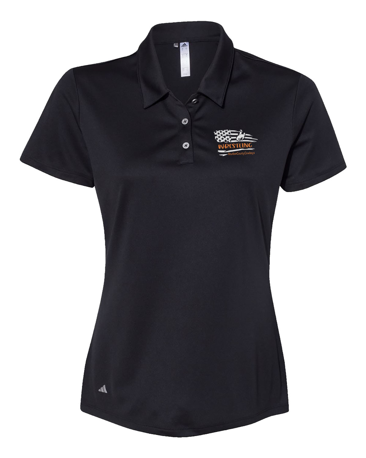 Bourbon County Cowboys Wrestling // Women's Polo - Adidas