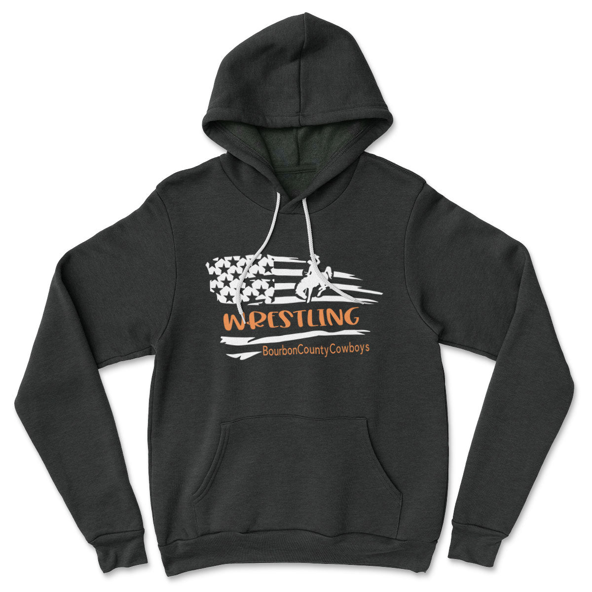 Bourbon County Cowboys Wrestling // Adult Fleece Hoodie