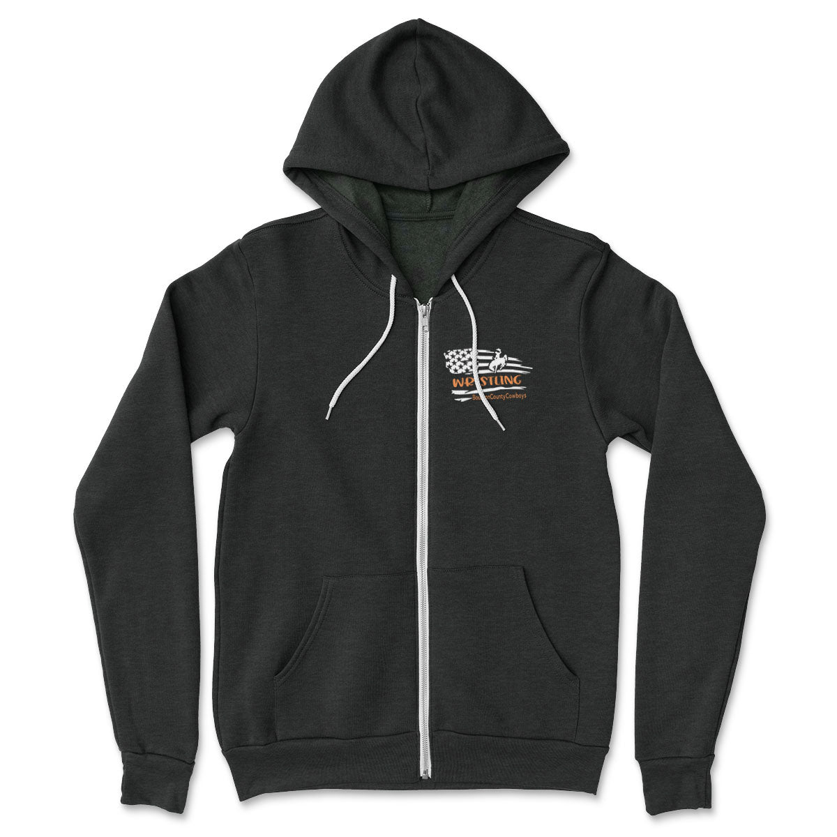 Bourbon County Cowboys Wrestling // Adult Zip Hoodie