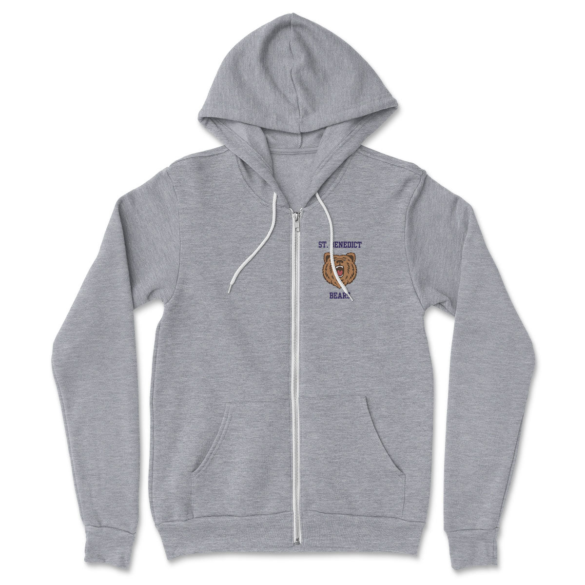 St. Benedict // Adult Zip Hoodie