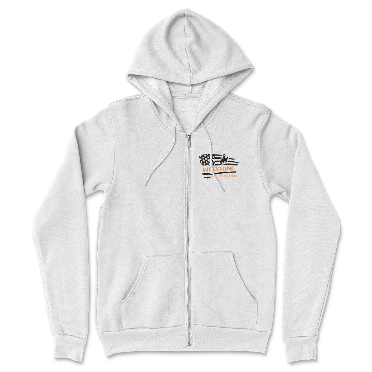 Bourbon County Cowboys Wrestling // Adult Zip Hoodie