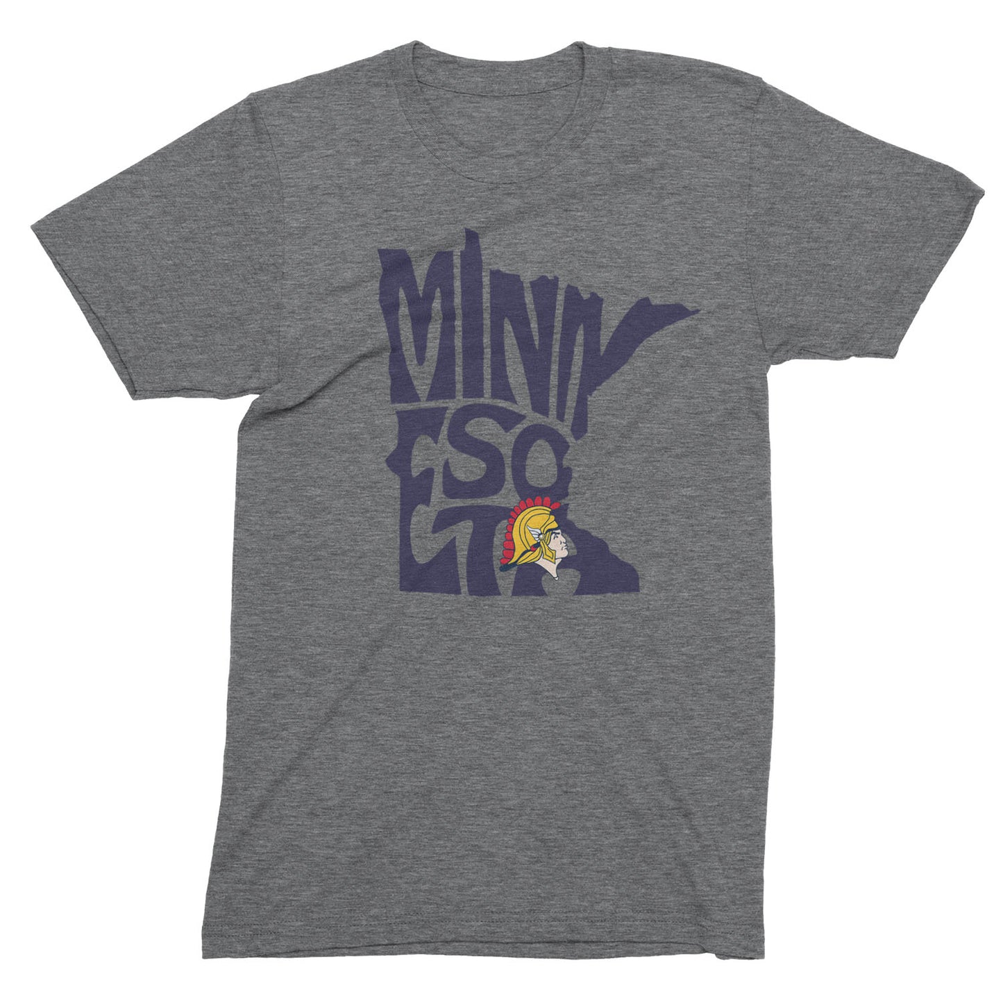 State and Spartan // Men's Tri-blend Tee