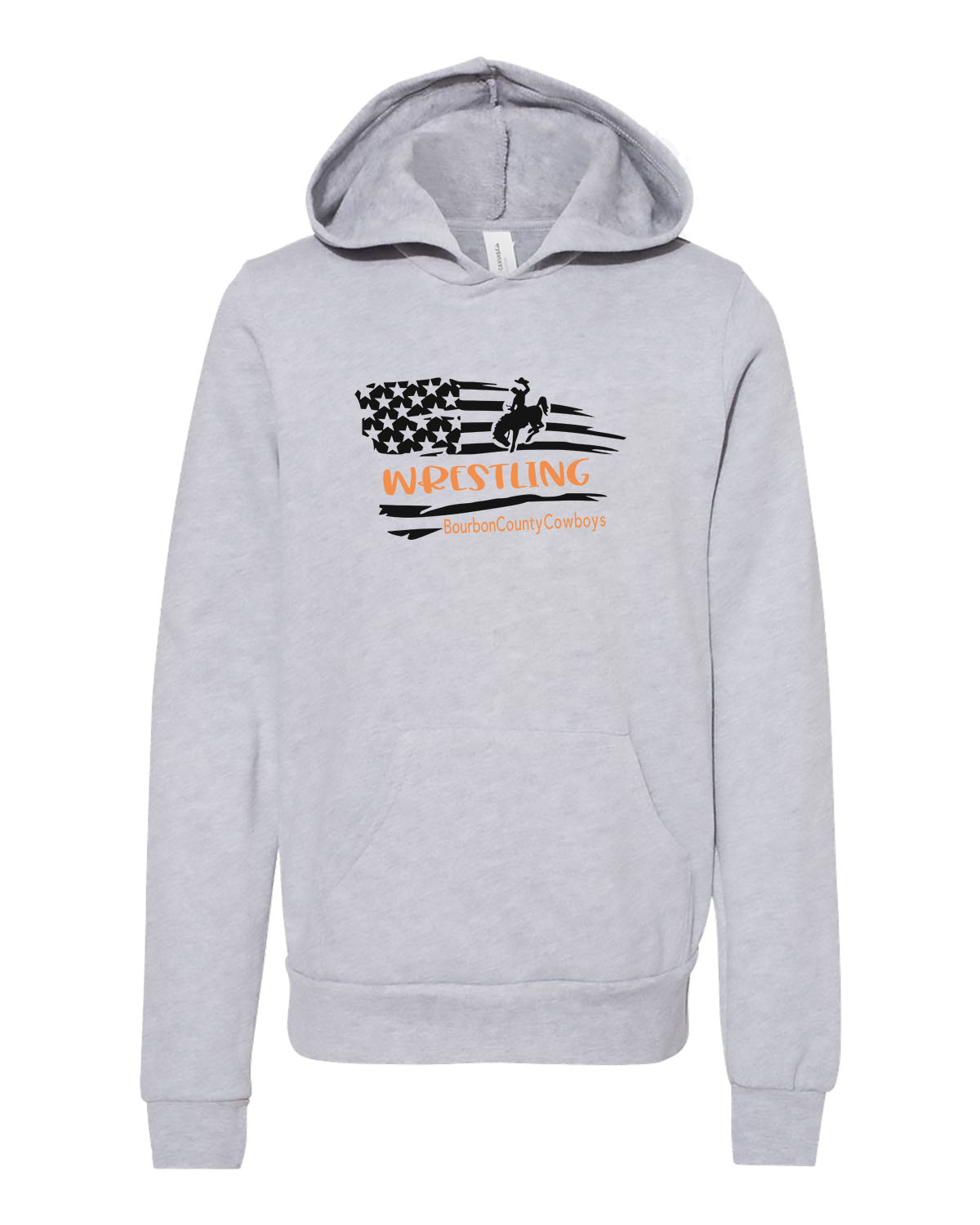 Bourbon County Cowboys Wrestling // Youth Hoodie