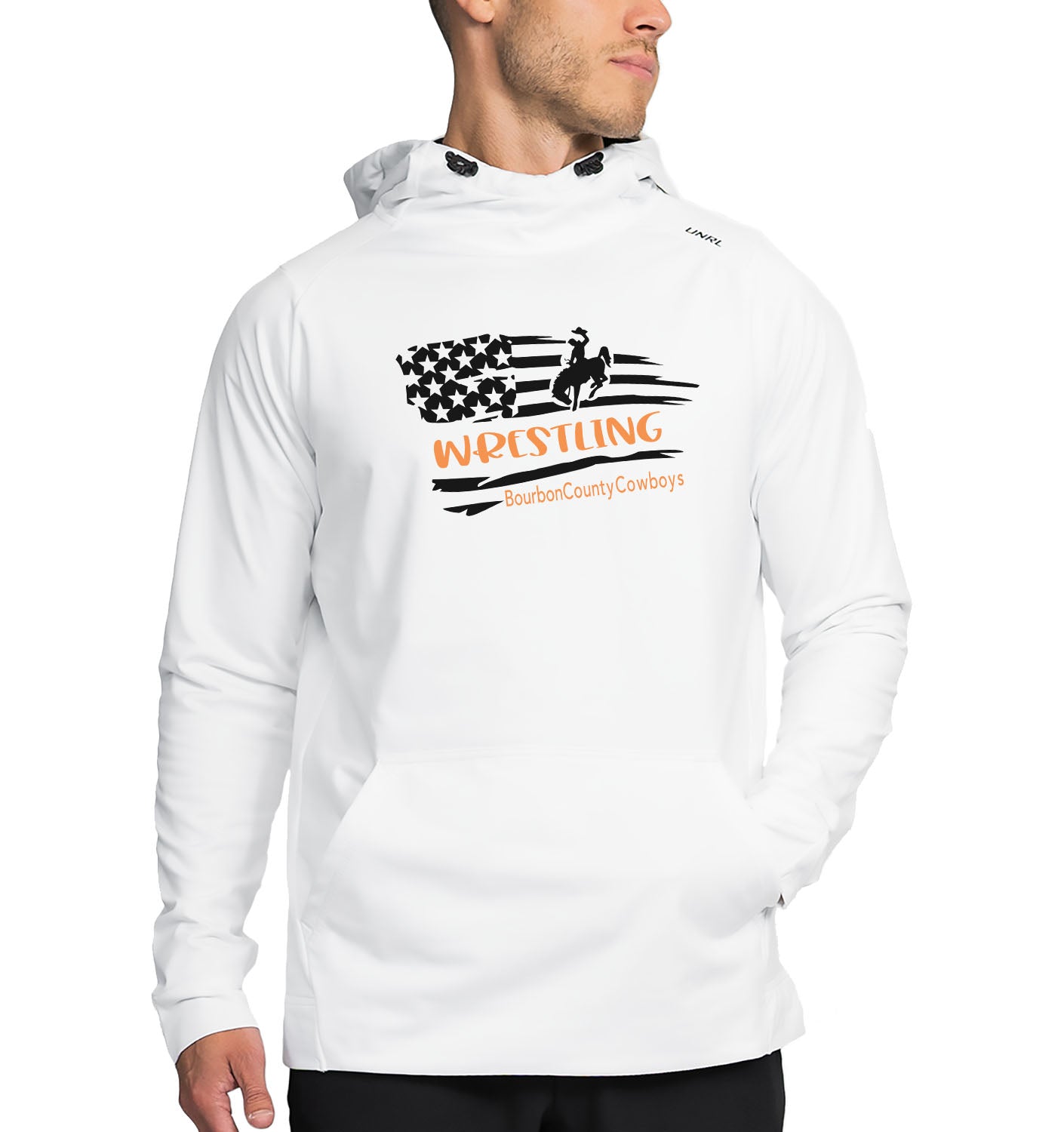 Bourbon County Cowboys Wrestling // UNRL - Adult Crossover Hoodie
