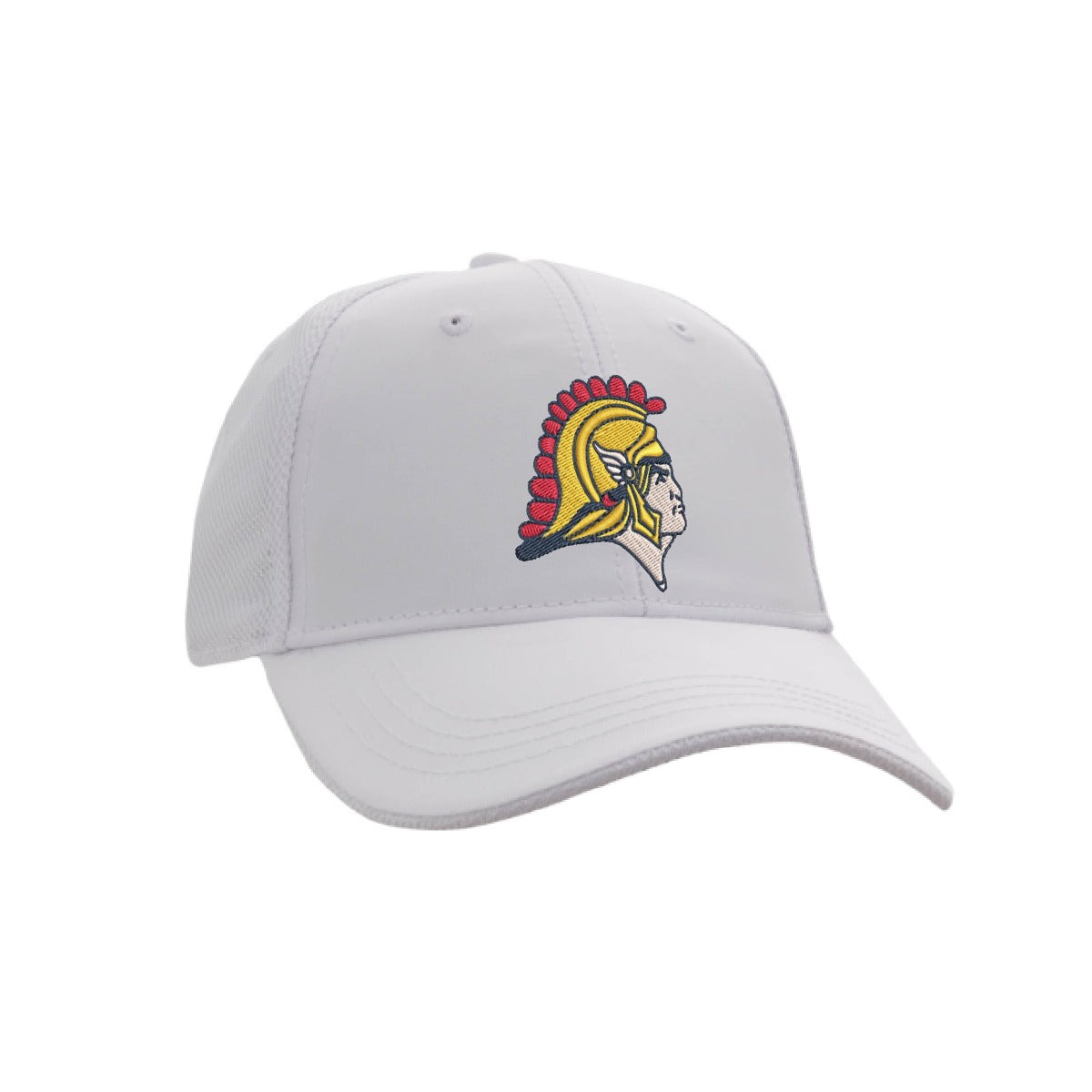 Orono Spartans // Poly-Mesh Hat - White