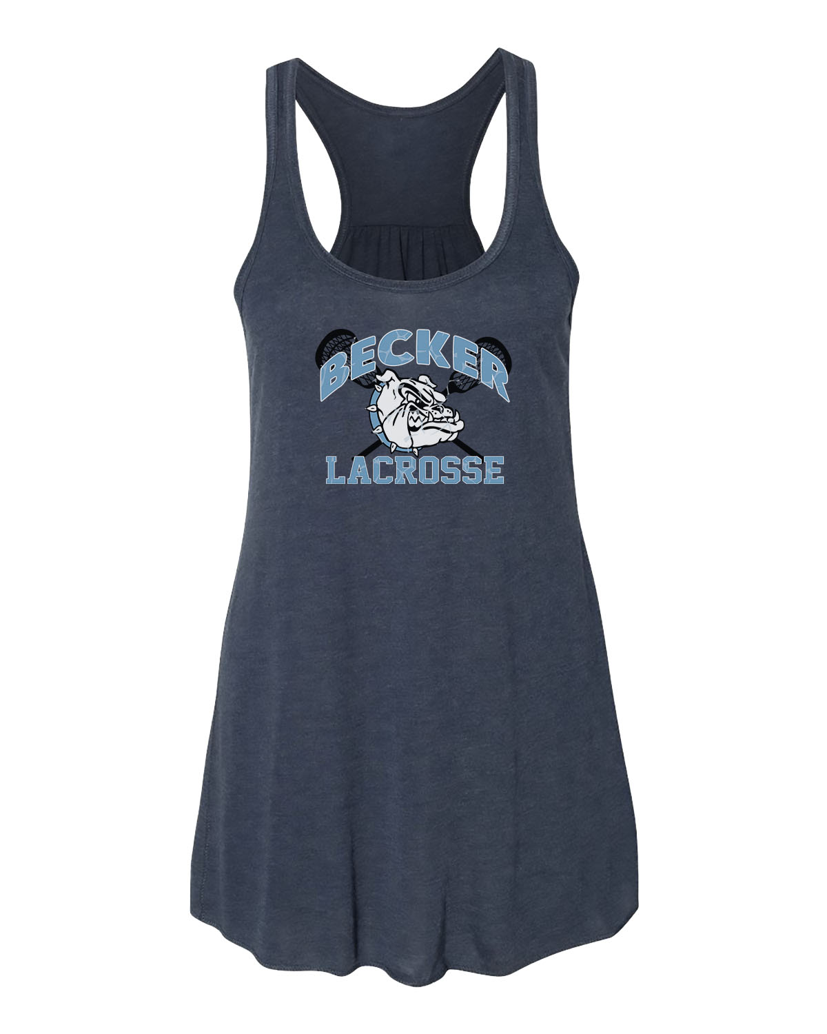 Becker Lacrosse // Adult Flowy Racerback Tank