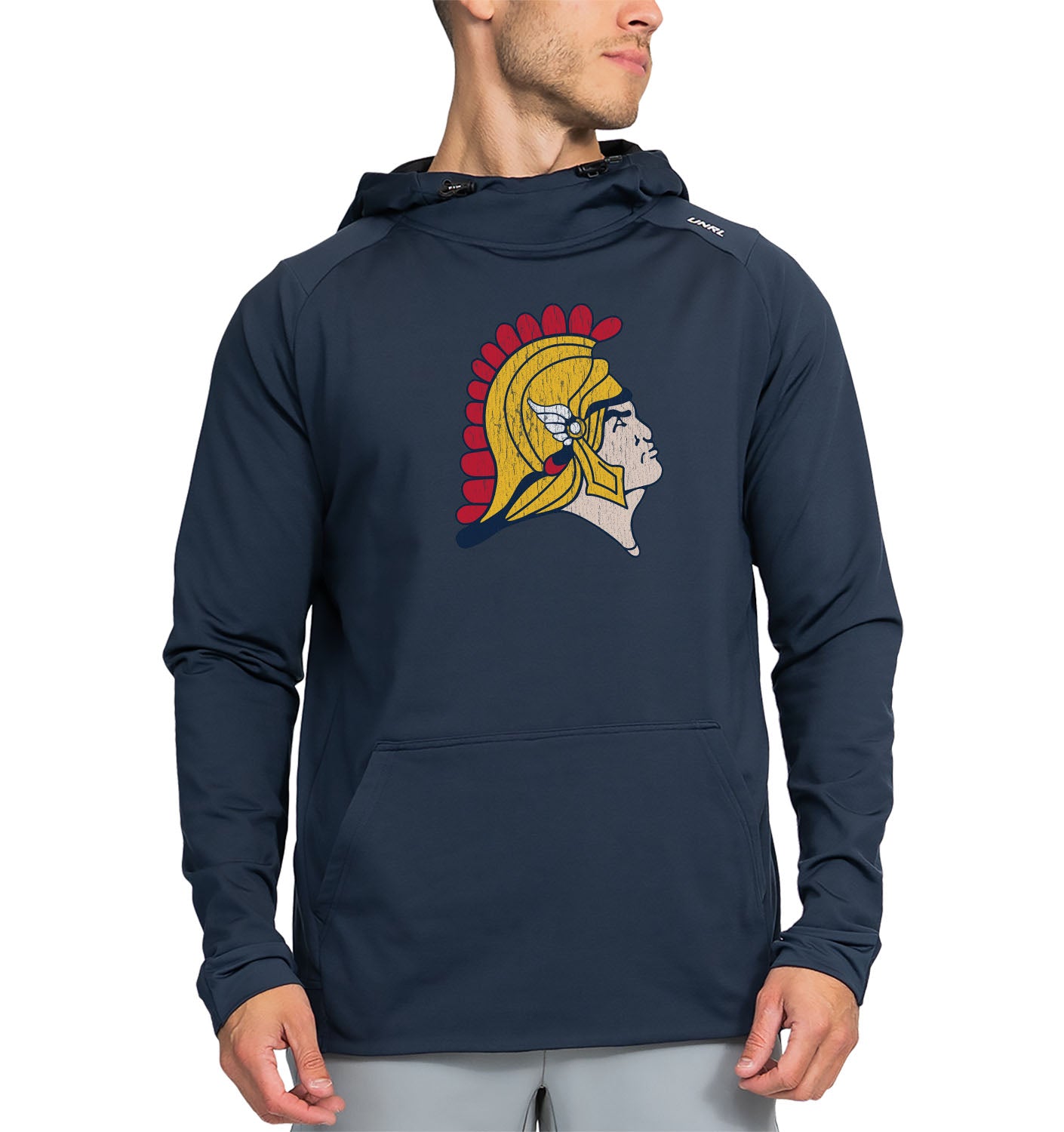 Vintage Spartan // UNRL - Adult Crossover Hoodie