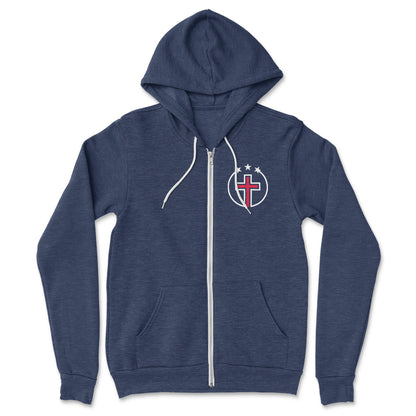 Christ Prep Football // Adult Zip Hoodie