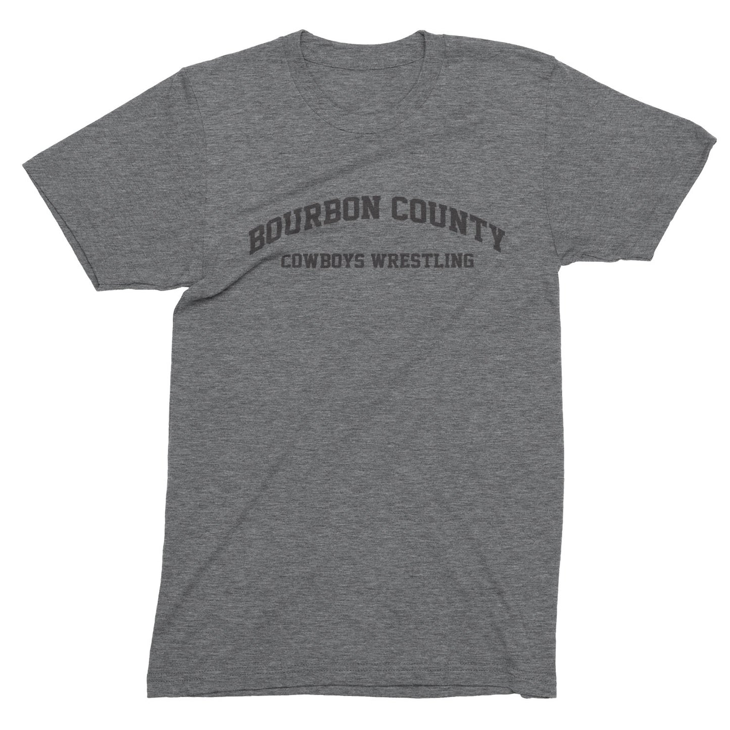 Bourbon County Cowboys Wrestling Collegiate // Men's Tri-blend Tee