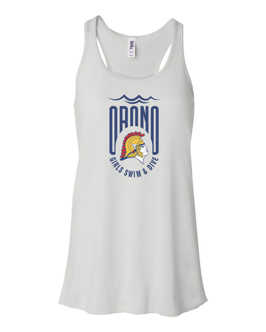 Orono Swim & Dive // Adult Flowy Racerback Tank