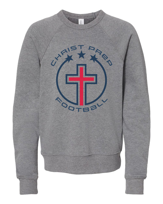 Christ Prep Football // Youth Fleece Crewneck