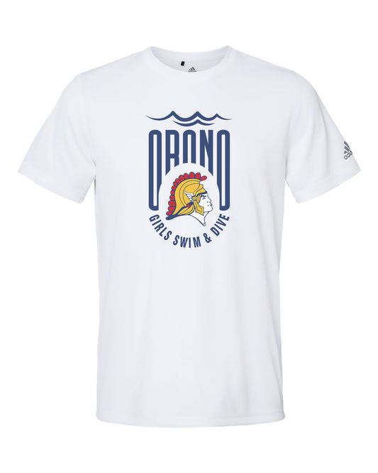 Orono Swim & Dive // Men's Performance Tee - Adidas