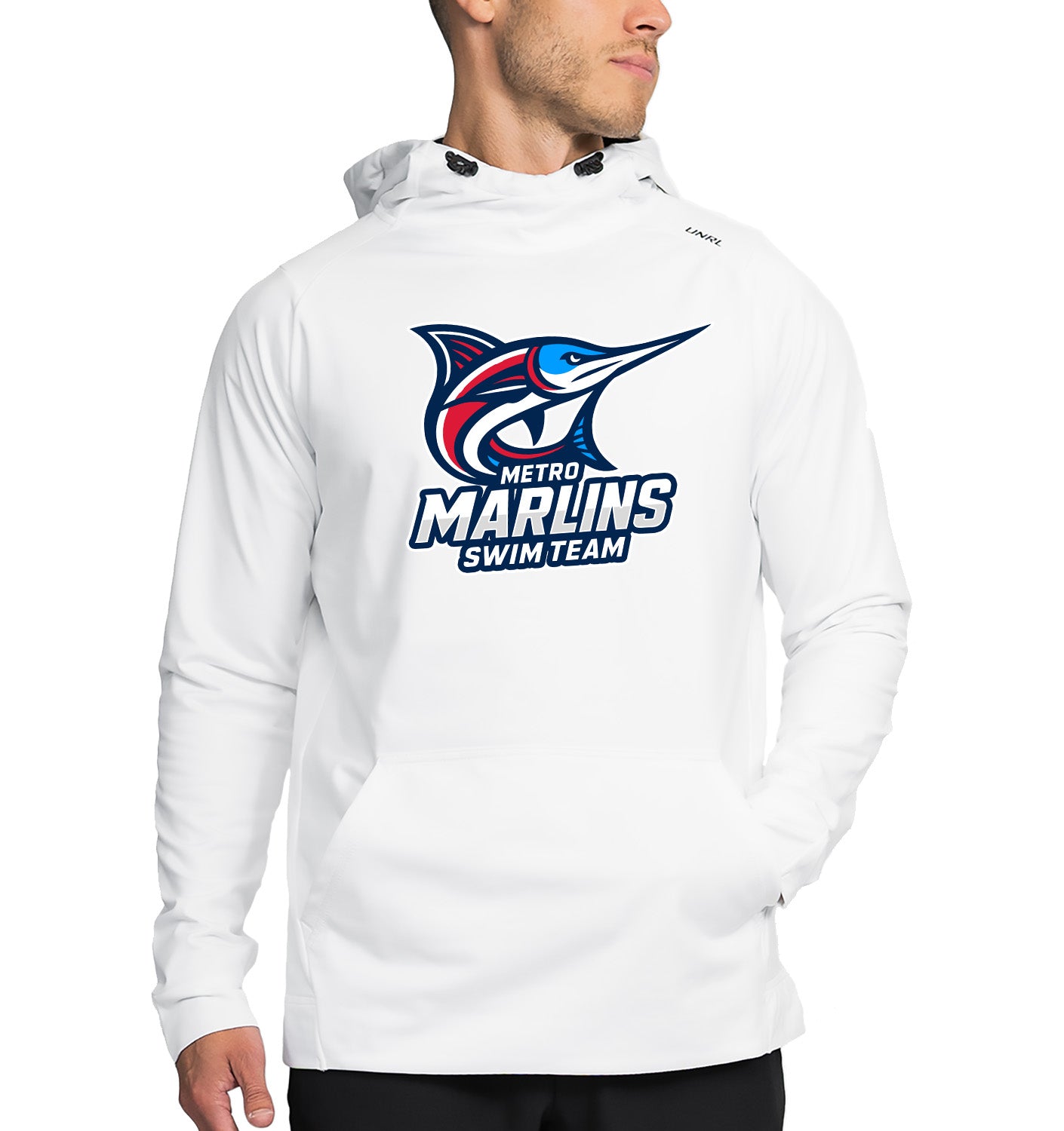 Metro Marlins // UNRL - Adult Crossover Hoodie