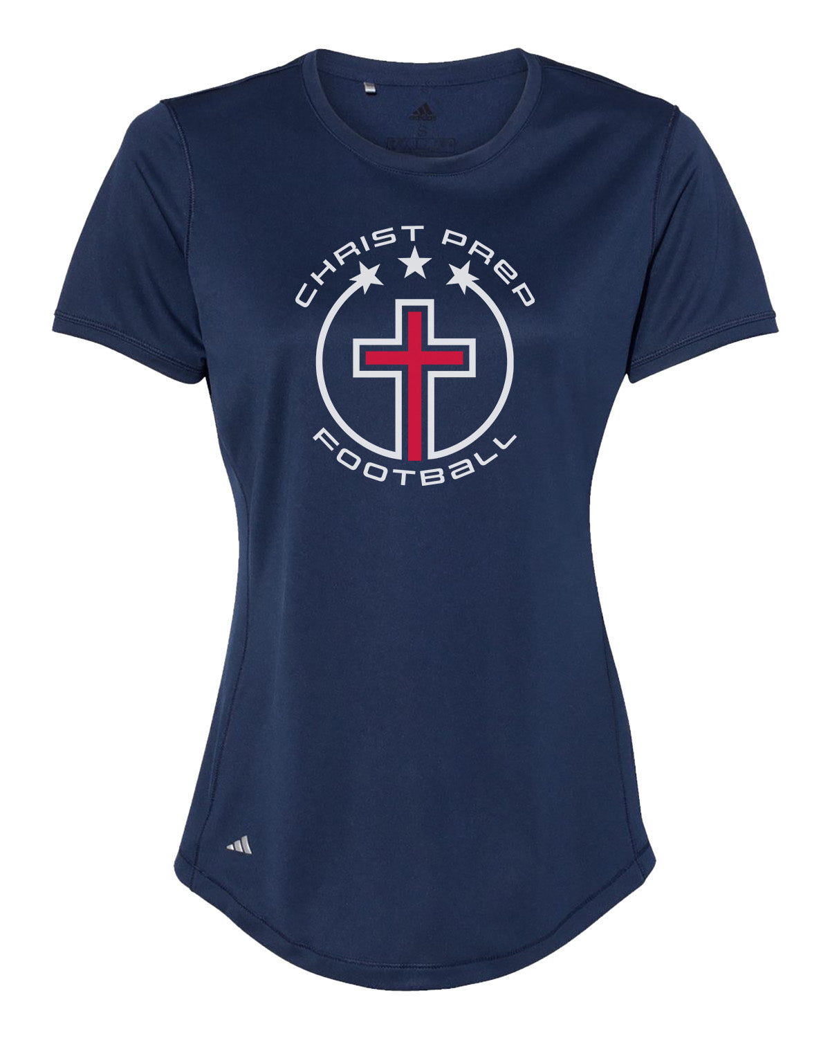 Christ Prep Football // Women's Performance Tee - Adidas