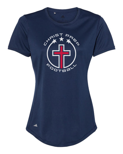 Christ Prep Football // Women's Performance Tee - Adidas