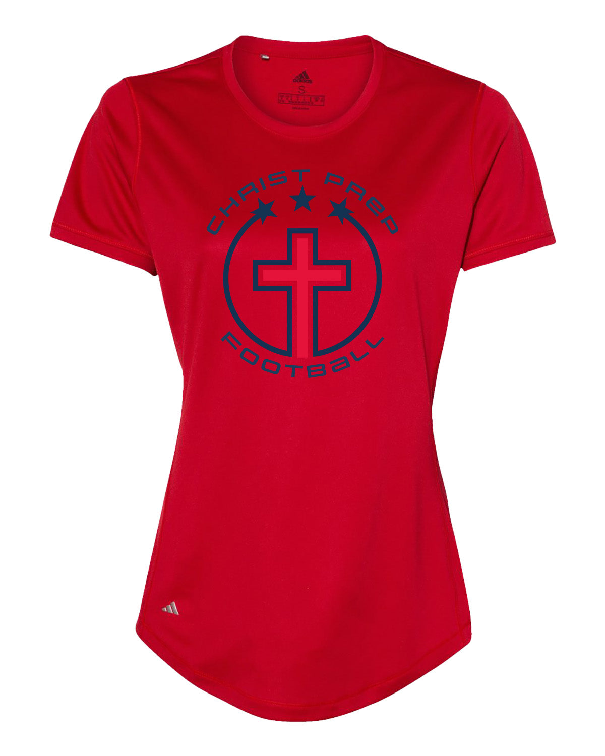 Christ Prep Football // Women's Performance Tee - Adidas