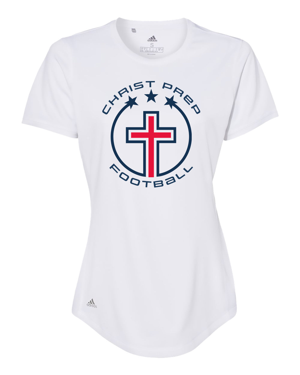 Christ Prep Football // Women's Performance Tee - Adidas