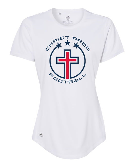 Christ Prep Football // Women's Performance Tee - Adidas