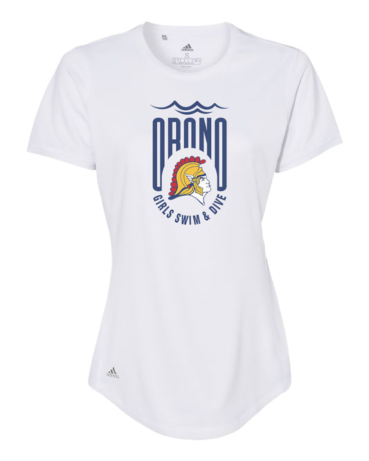 Orono Swim & Dive // Women's Performance Tee - Adidas