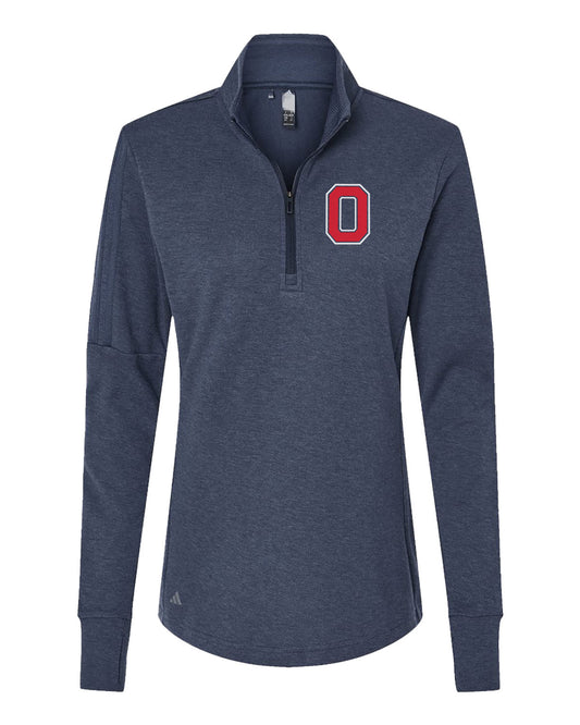 Orono Baseball // Women's Quarter Zip Sweater - Adidas