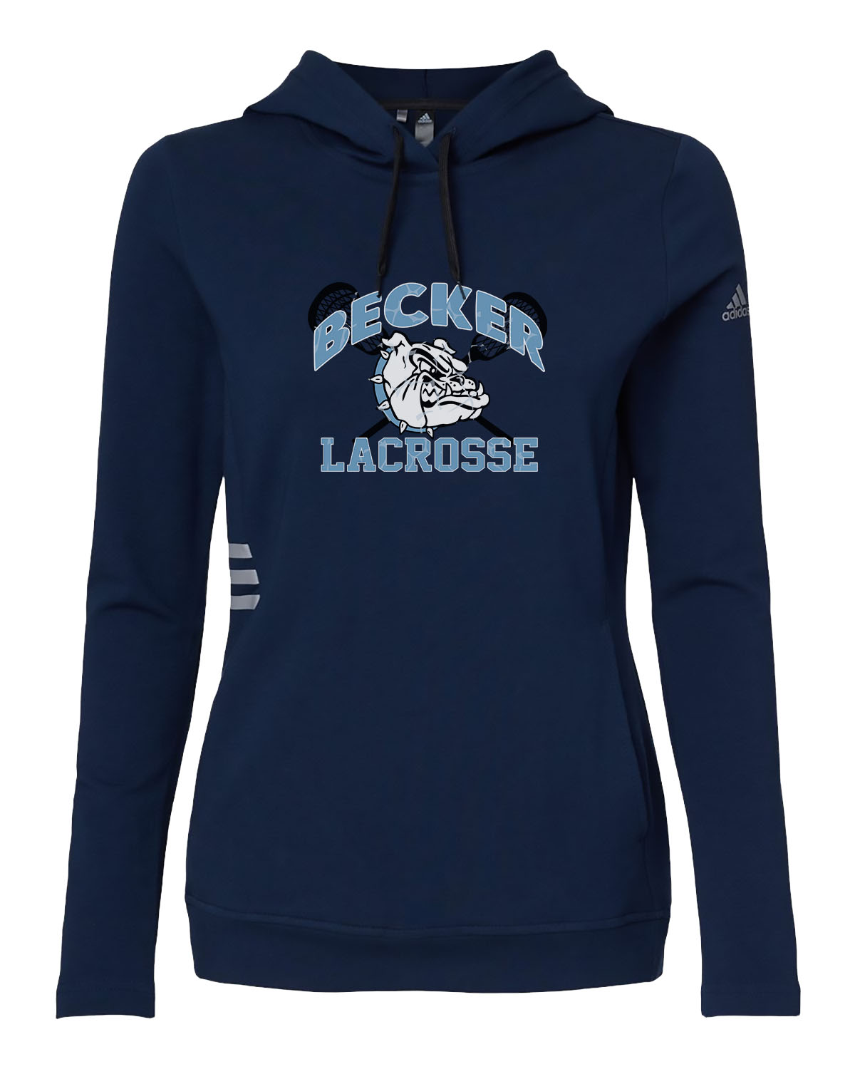 Becker Lacrosse // Women's Lightweight Hoodie - Adidas