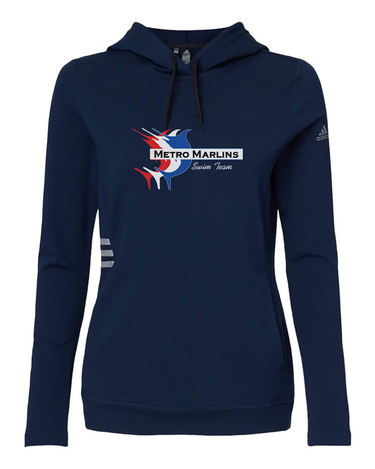 Metro Marlins // Women's Lightweight Hoodie - Adidas